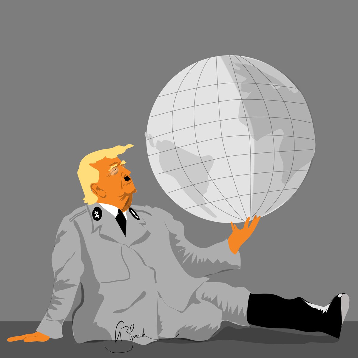 AnaBlackLl's tweet image. #Trump #Chaplin