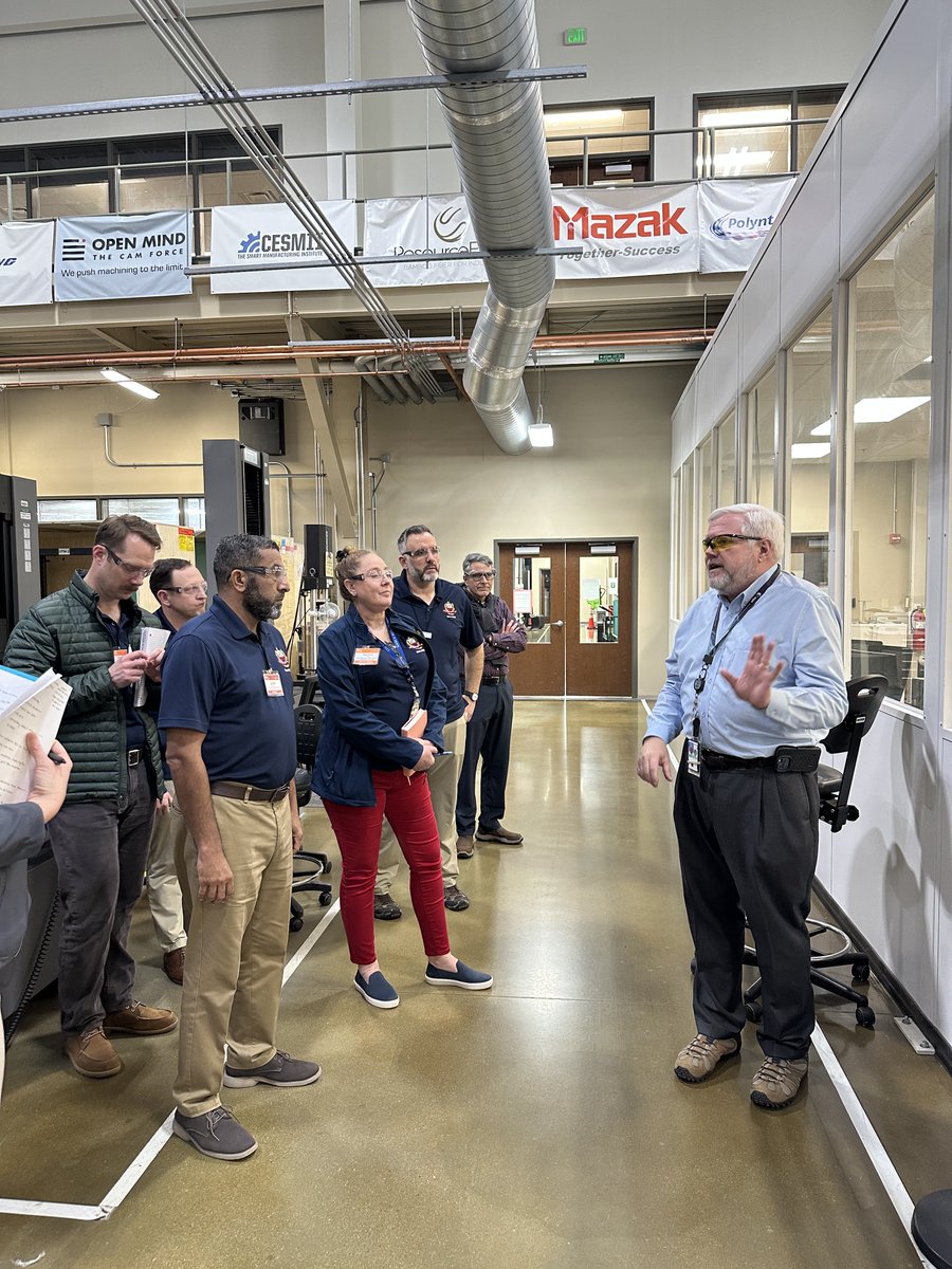 iacmihq's tweet image. IACMI is hosting National Defense University (NDU) students today and tomorrow for hands-on learning in advanced composites manufacturing! Thank you NDU for exploring how composites are shaping defense innovation and joining our community of innovators.

#IACMI #AdvancedMfg
