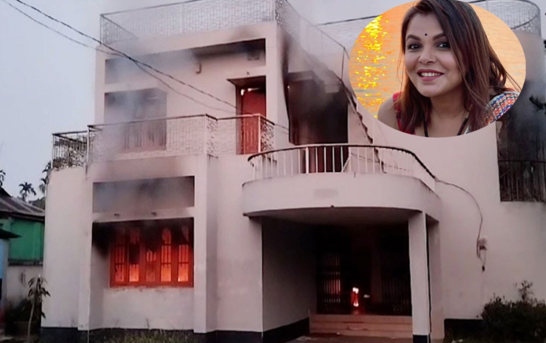 অভিনেত্রী মেহের আফরোজ শাওনের বাড়ীতে আগুন