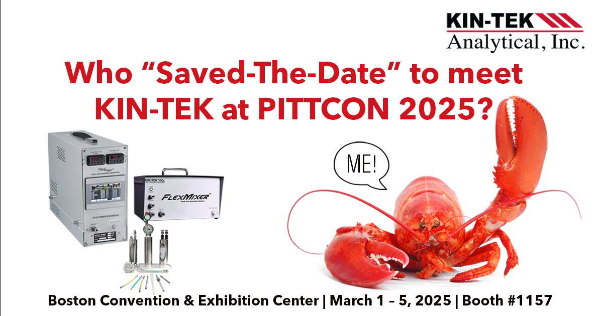 KTANALYTICAL's tweet photo. Save the date to visit KIN-TEK at #Pittcon and learn more about #gascalibration in the food industry. https://t.co/3LMfZUeFgk