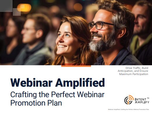 IntentAmplify's tweet image. Launching &quot;Webinar Amplified&quot;, powered by AI intent signals.

We analyzed 2B+ data points from 1500+ tech domains to identify core indicators that turn webinars into lead magnets. 
Here&apos;s the link
intentamplify.com/ebook/crafting…