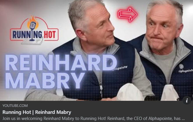 We put Alphapointe President and CEO, Reinhard Mabry, on the hot seat ... so to speak.

He recently appeared on "Running Hot," a True Captive Insurance podcast about food and business. 

Listen here: youtu.be/lPL7kJPeP1o?si…