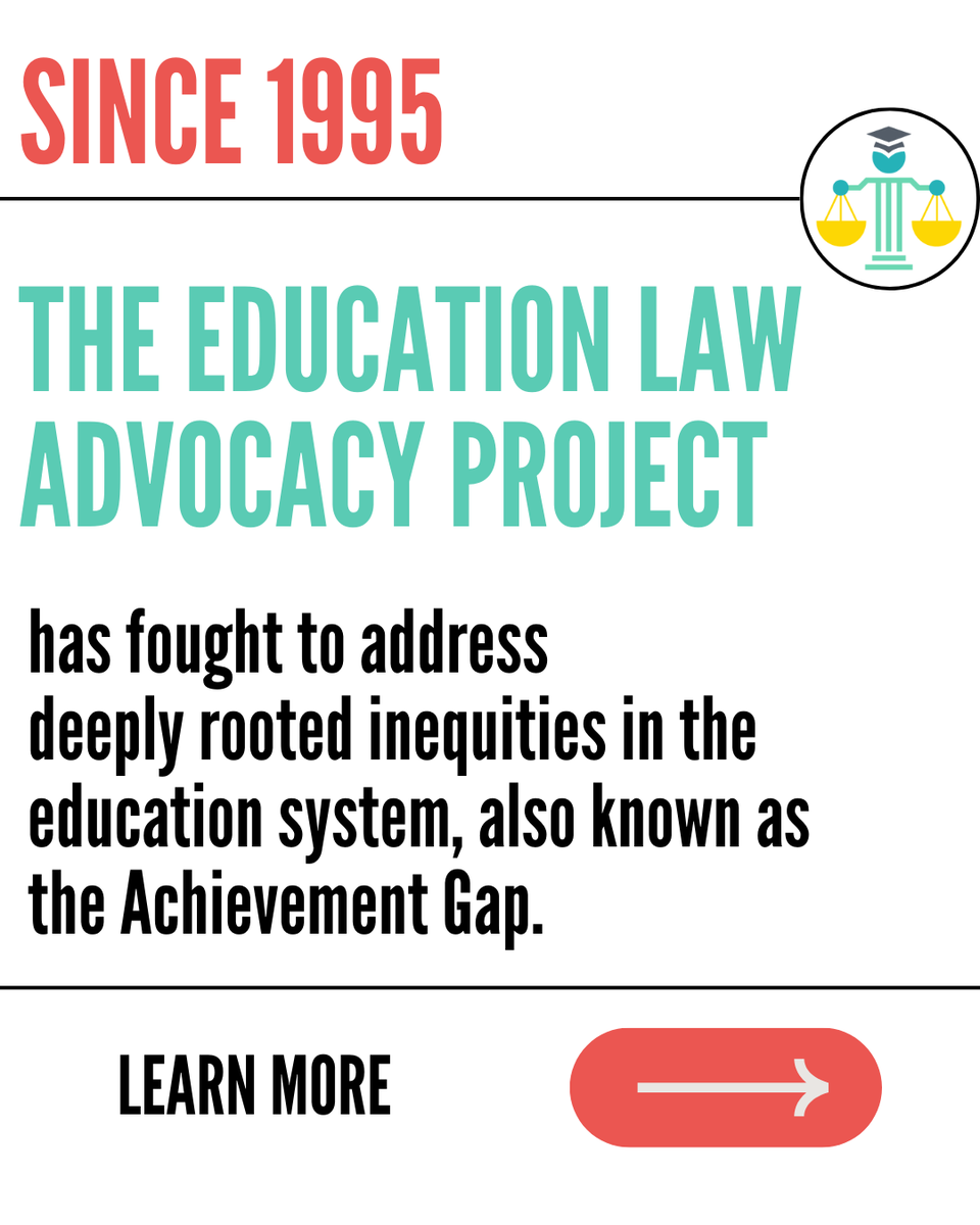 elap_smrls's tweet image. Did you know that we&apos;ve been fighting for the rights of disadvantaged students to receive quality education since 1995? Read more about our advocacy at smrls.org/education