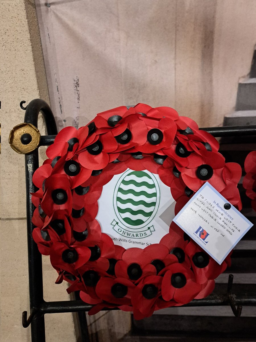Y10 laid a wreath on behalf of SWGS at the nightly last Post ceremony at the Menin Gate memorial to the missing of the Ypres Salient