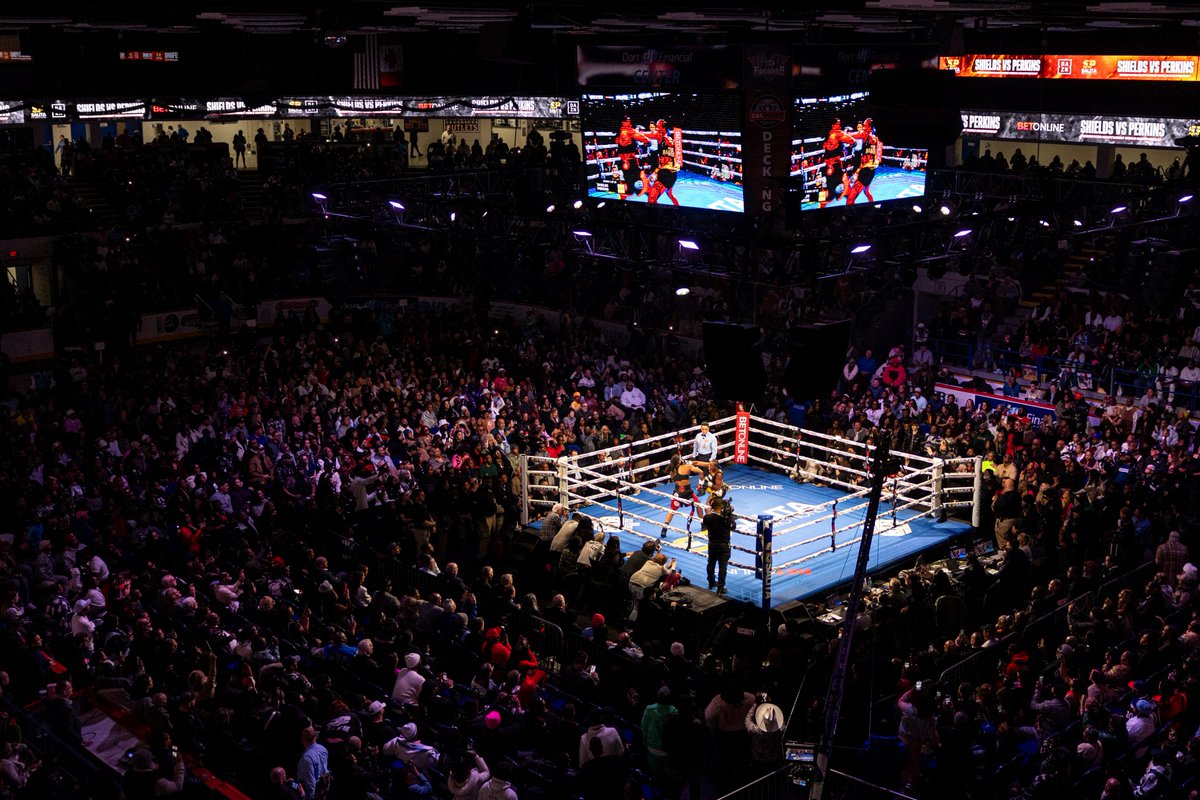Claressa Shields, also known as T-Rex and GWOAT, defeated Danielle Perkins by unanimous decision for the undisputed heavyweight title on Sunday, Feb. 2, at Dort Financial Center in Flint. 📸 for <a href="/MLive/">MLive</a>