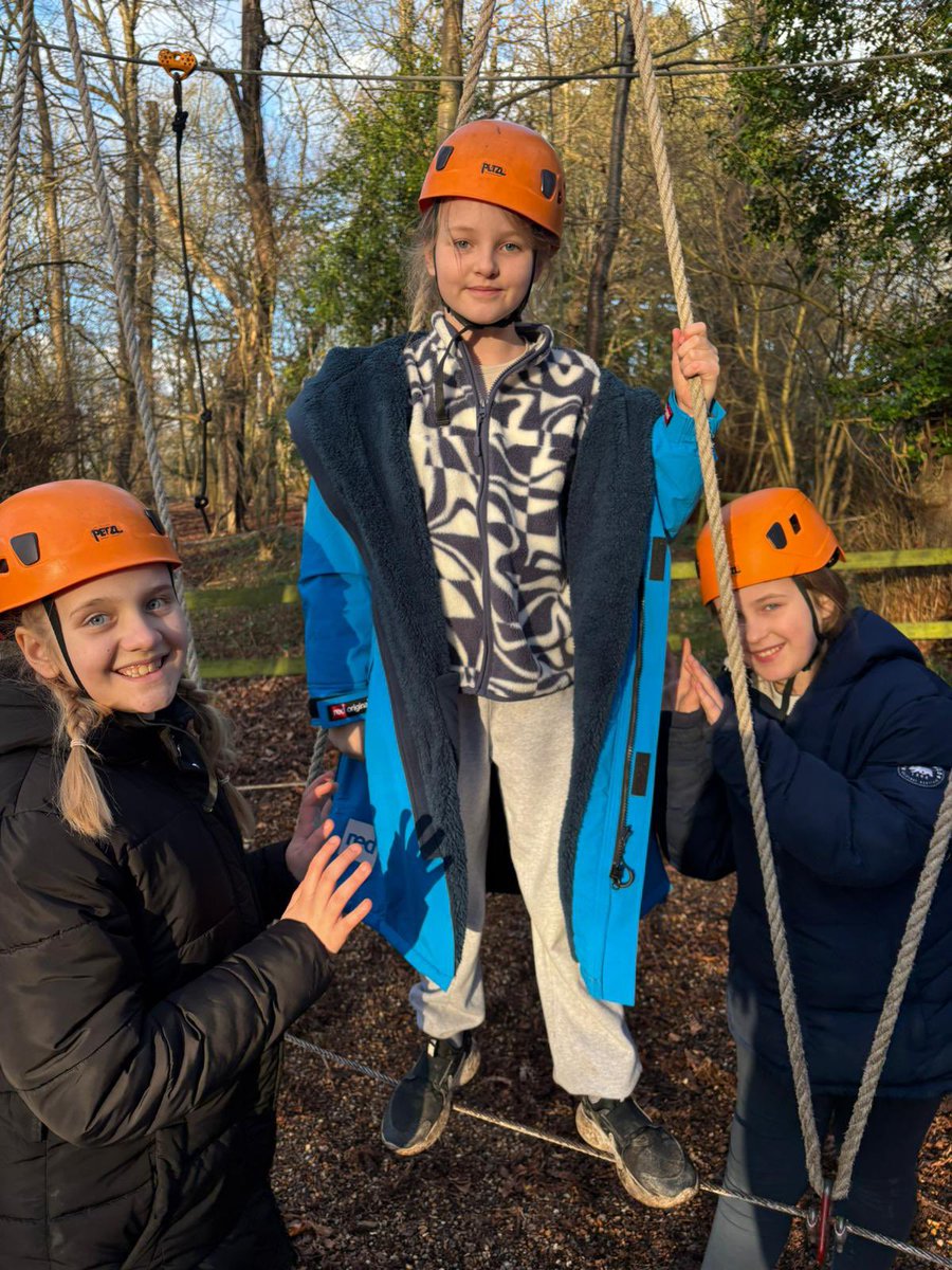 Group 2 enjoyed their session on the low ropes. #REAch2 #GilwellPark25 #11B411