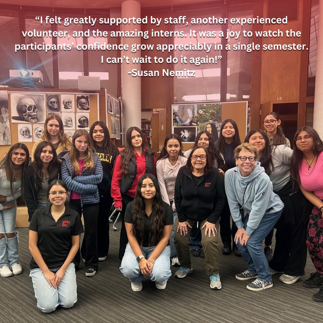 GirlsIncCC's tweet image. In honor of #MentoringMonth, ECHO Mentor Susan Nemitz shares her experience at Watsonville High School!

We appreciate Susan's support as one of our Girls Inc. Mentors and can’t wait to welcome her back this semester at Aptos High School!

Who is your mentor? #strongsmartbold