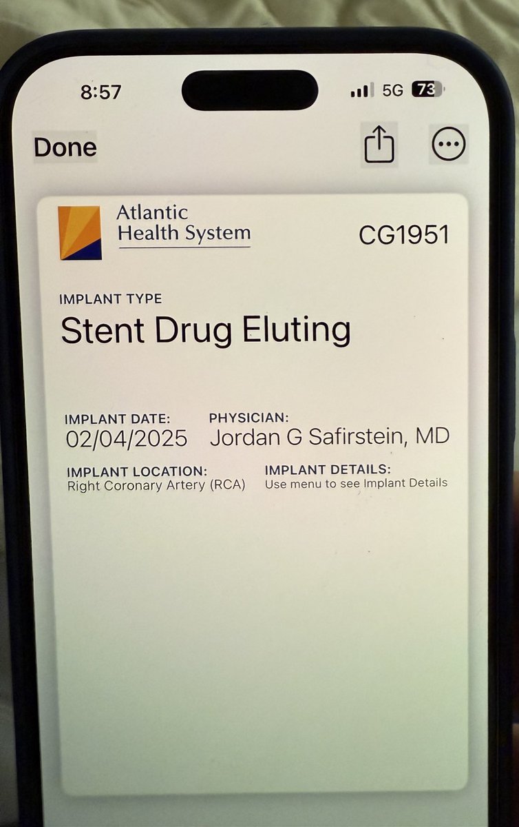 CardiacConsult's tweet image. Imagine if your patients had their implant cards sent to their #iPhone immed’ly after their #RadialFirst coronary stent or #TAVR? Implants stored forever with legible, durable, transferable data that may prove essential. Stent size/length &amp;amp; serial number on back!