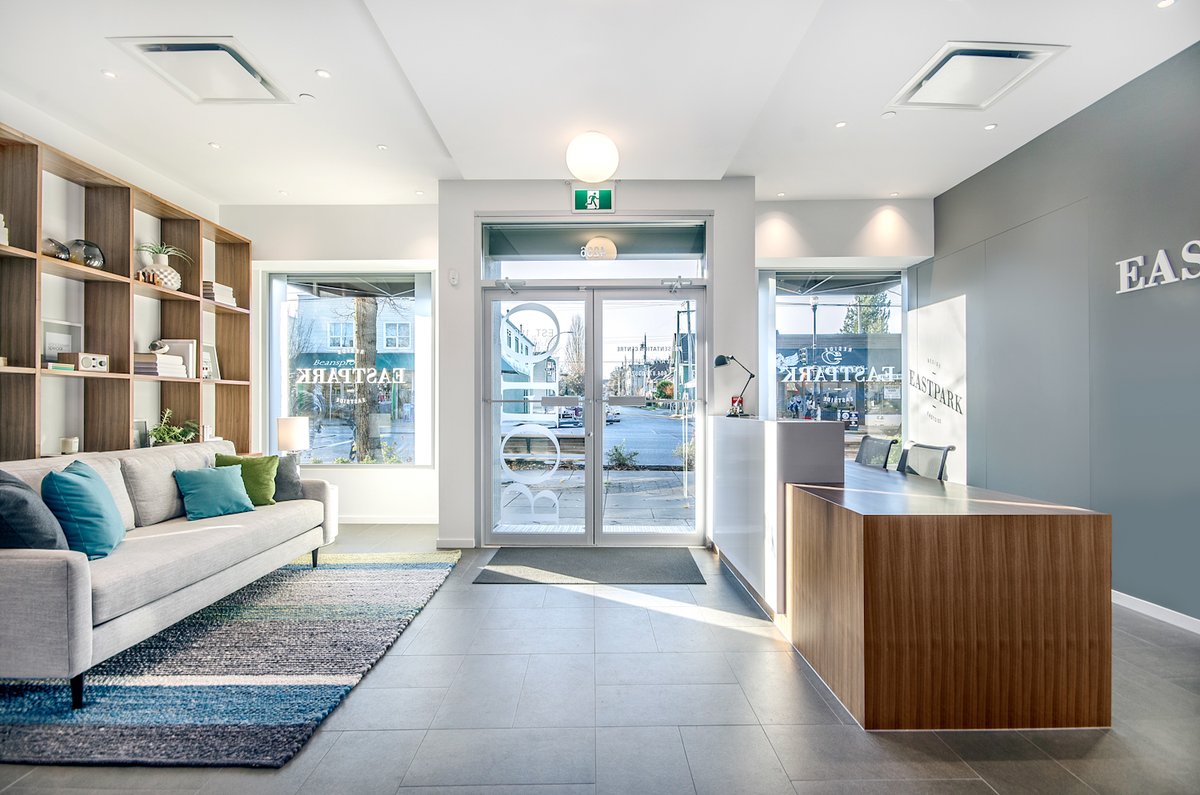 When that winter light hits just right. A throwback photo from our Eastpark sales centre that features the perfect natural lighting to complement the space and our showcase wall of local neighbourhood treasures.