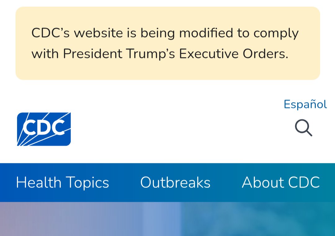 V posledním týdnu se stalo něco bezprecedentního - Trumpova administrativa nařídila čistku na stránkách CDC a dalších federálních zdravotních ústavů. Celkem zmizelo asi 8000 stránek a datových sad, není jasné, co se vrátí a co ještě zmizí. 

O CDC a tom, co tento krok znamená 🧵