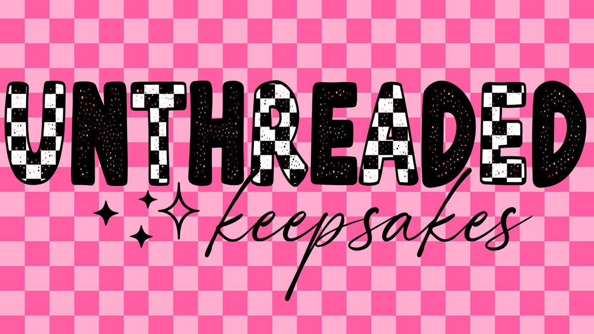 Unthreadedkeeps's tweet image. We Offer Graphic Design, Graphic T-Shirts and Apparel, DTF Gang Sheets, Single DTF, and Custom PNG/SVG files. No Order is too Big or Small. Shipping Available on All Items with a Normal Turn Around Time of 1-3 Business Days.✨
Same Day Printing ✨
unthreadedkeepsakes.com