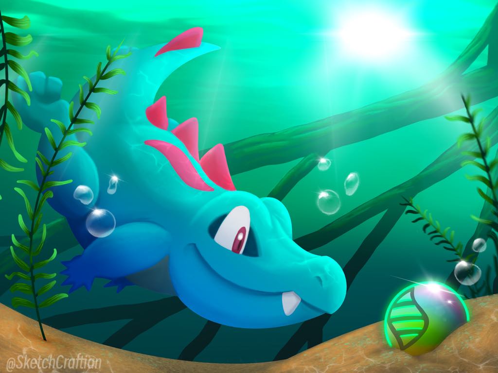 Totodile finds....something??