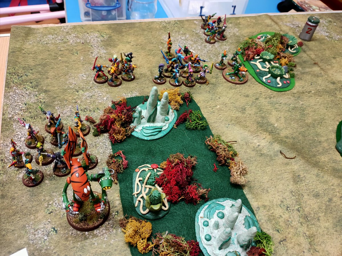 Eldar on the table again tonight in #xenosrampant