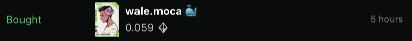 ETHConcierge.eth (@ethconcierge) on Twitter photo Bought a Common <a href="/waleswoosh/">wale.moca 🐳</a> on <a href="/fantasy_top_/">fantasy.top</a> for 0.059 ETH today. Definitely the W of the day 🙏 Bought a Common <a href="/waleswoosh/">wale.moca 🐳</a> on <a href="/fantasy_top_/">fantasy.top</a> for 0.059 ETH today. Definitely the W of the day 🙏