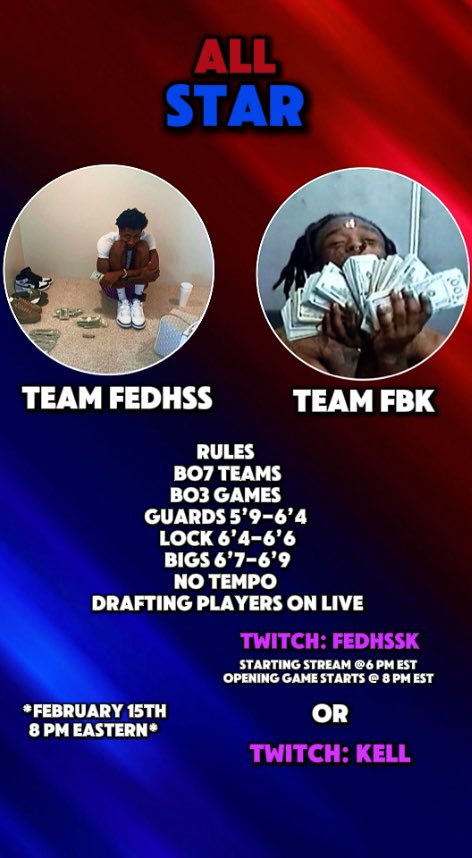 <a href="/FiftyBallKell/">Fifty</a> Leh do it next week pop out to the live we drafting same day we need best of the best out there let’s turn up