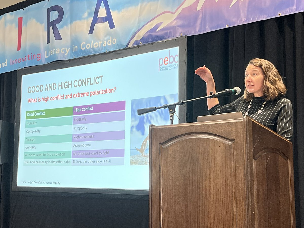 Luncheon speaker Dr. Katy Anthes  shared the attributes of good conflict and steps we can take to avoid polarization and make progress instead. Such an important message! 🤝 @KatyAnthes #ccira25 #ccira2025