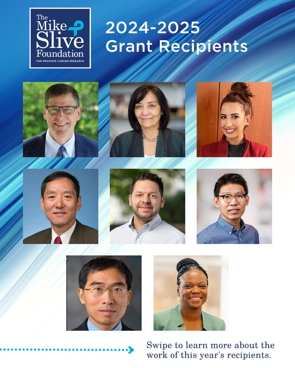 The Mike Slive Foundation is excited to further its mission by awarding 6 pilot grants focusing on prostate cancer research. Learn more about the work of these new and past recipients by visiting bit.ly/3Q6pY4j. #prostatecancerrearch