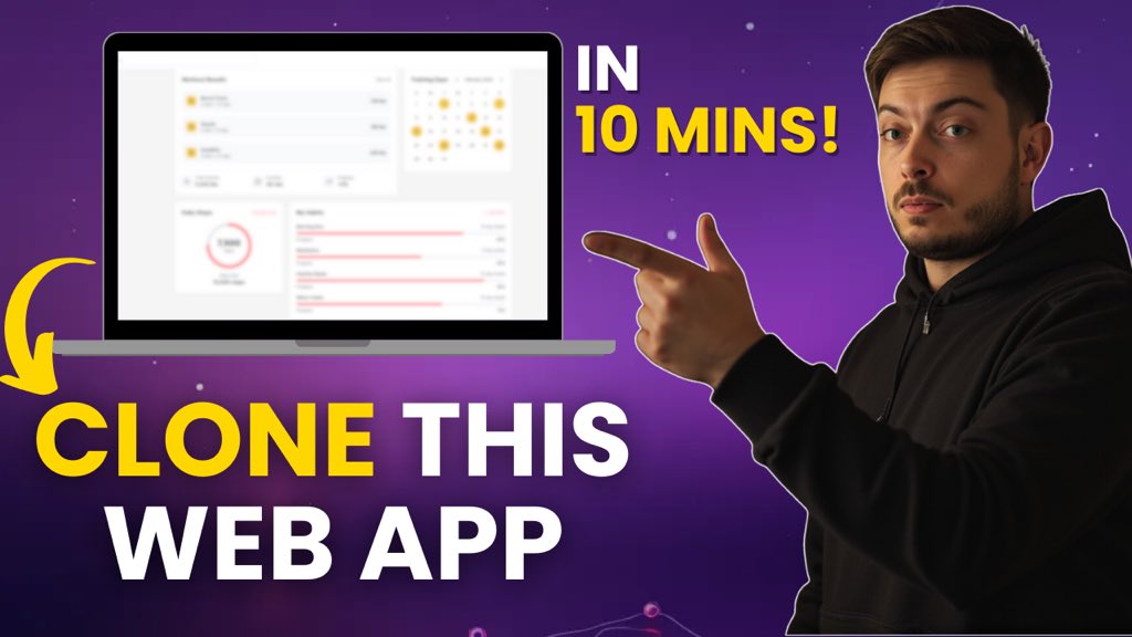 jagger_sa's tweet image. INSTANTLY Clone Any Web App (@cursor_ai + @CopyCoderAI Tutorial)
Here’s the Playbook:
1. Screenshot any app you want to clone.
2. Download optimized prompt files into Cursor.
3. Generate a fully functional clone—including authentication!
Full tutorial below 👇🏼