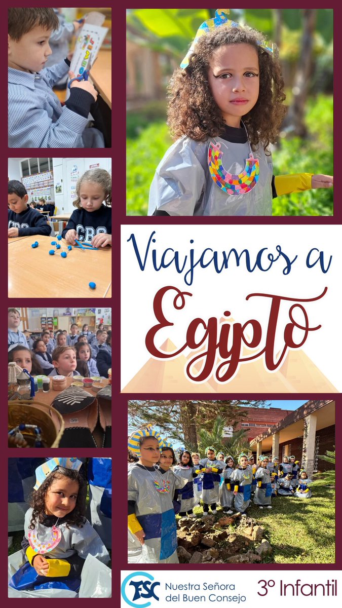 🌟Recibimos hoy la visita de los faraones del Antiguo Egipto . Nuestros peques han recordado todo lo aprendido a lo largo de estos días sobre su bonito país, sus costumbres, escritura 📜, monumentos… ¡Qué divertido ha sido conocer un poco más Egipto! 

#ContigoSomosBuenConsejo