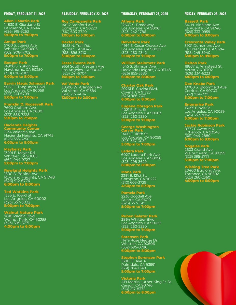 Los Angeles County Parks & Recreation tweet media