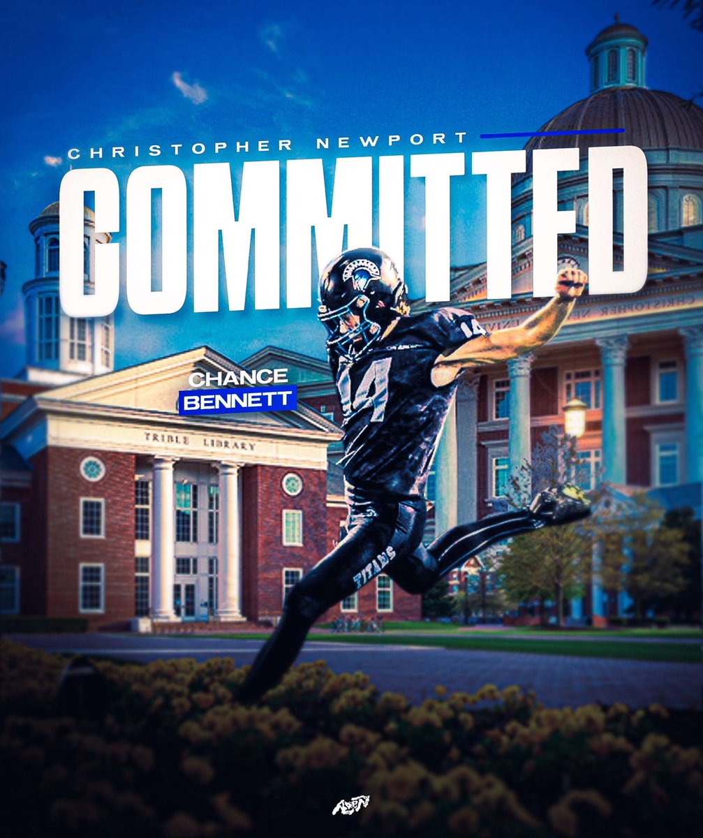 After lots of thought and consideration I’m extremely excited to announce my verbal commitment to Christopher Newport University!!!

<a href="/coachpcrowley/">Paul Crowley</a> <a href="/CoachSmitty25/">Craig Smith II</a> <a href="/CosbyTitansFB/">Cosby Titans Football</a>