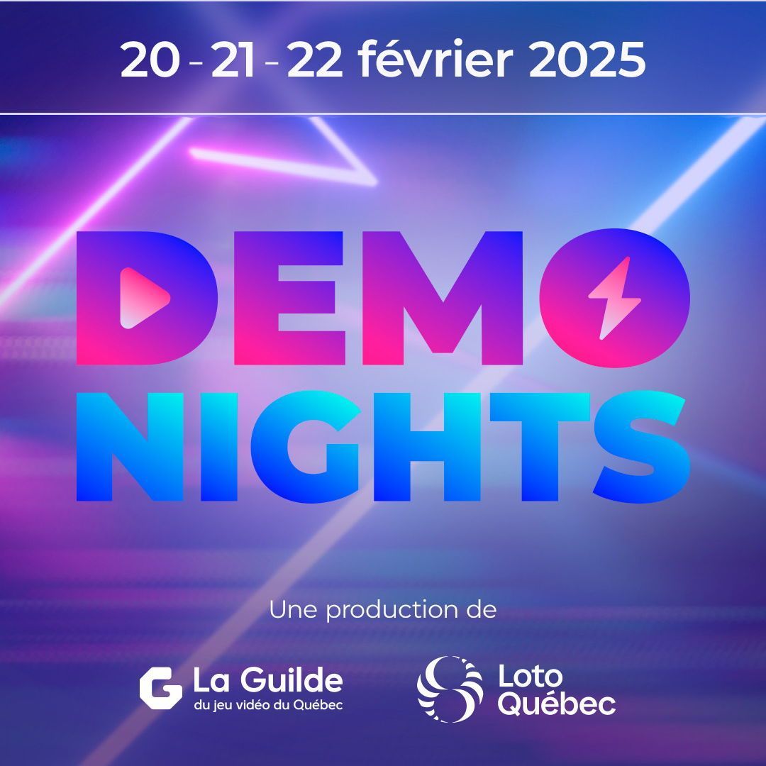 Shishi Studios (@shishistudios) on Twitter photo Nous sommes heureux de vous annoncer notre participation aux Demo Nights, organisées par <a href="/LaGuildeQuebec/">La Guilde du jeu vidéo du Québec</a> et <a href="/LotoQuebec/">Loto-Québec</a>, du 20 au 22 février à 19h!
Rejoignez-nous pour découvrir en avant-première notre prochain projet! Nous sommes heureux de vous annoncer notre participation aux Demo Nights, organisées par <a href="/LaGuildeQuebec/">La Guilde du jeu vidéo du Québec</a> et <a href="/LotoQuebec/">Loto-Québec</a>, du 20 au 22 février à 19h!
Rejoignez-nous pour découvrir en avant-première notre prochain projet!