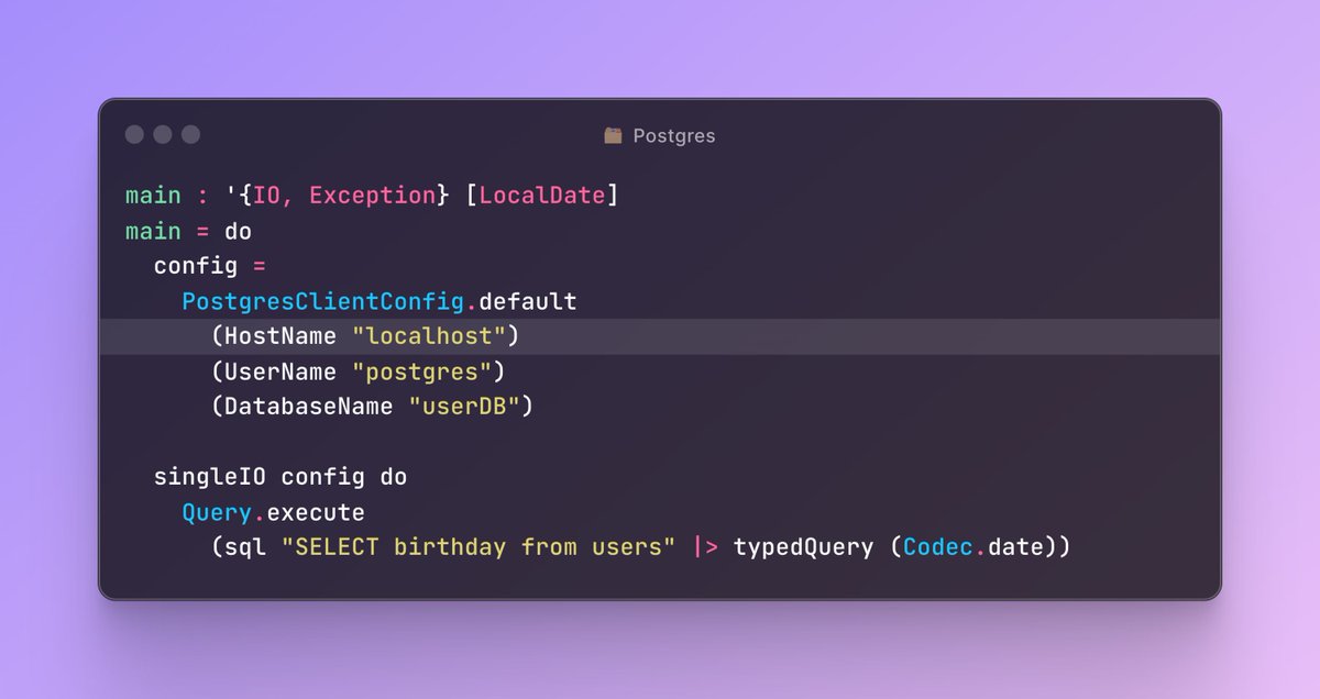 🐘 The new Unison Postgres library features typed queries, prepared statements, and support for custom decoders!  

`lib.install` it here: share.unison-lang.org/@runarorama/po…