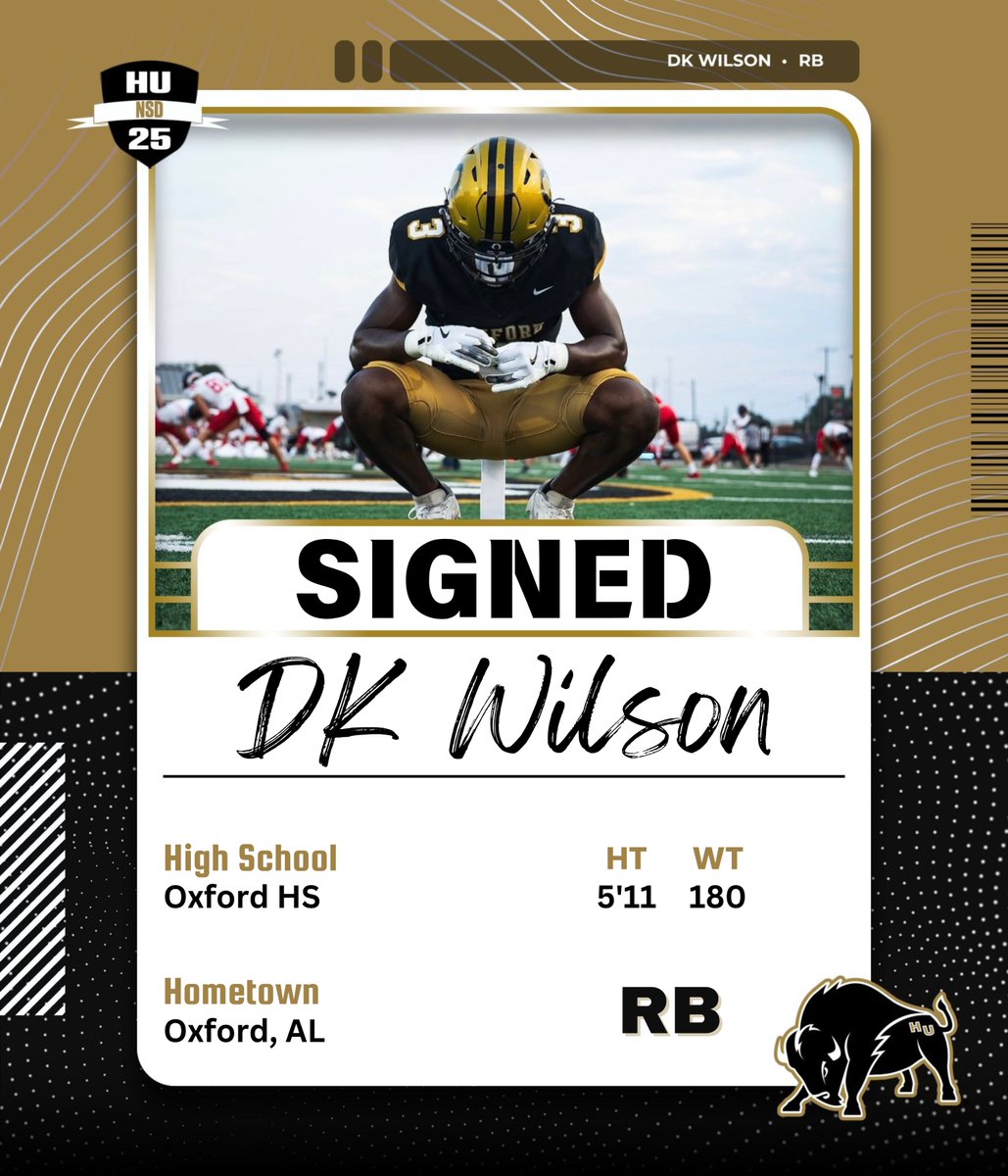 DK Wilson is officially a Bison!