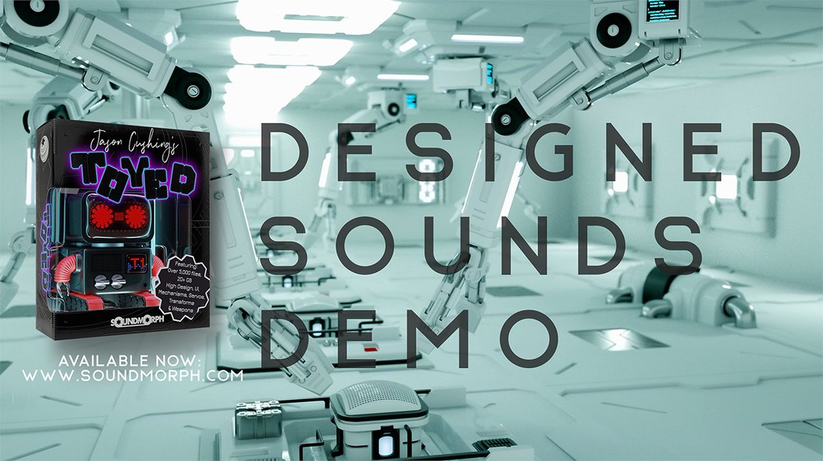 🌐 New Video! TOYED - Designed Sounds Showcase - Watch on the TOYED product page here: soundmorph.com/products/jason…