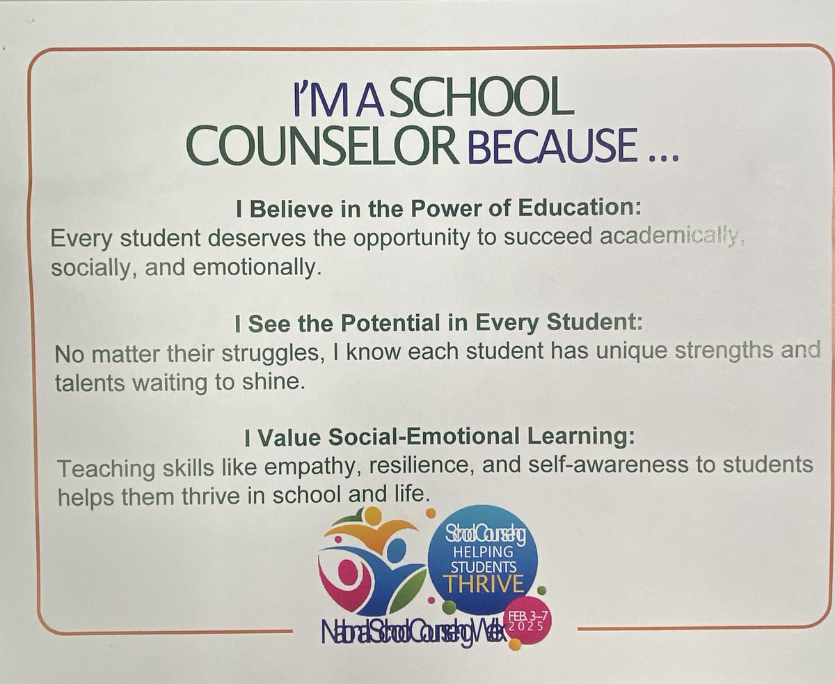Erika Vershon, Ed.D. (@evershon) on Twitter photo Day 4 of National School Counseling Week. I’m a School Counselor because I believe in the power of education, see the potential in every student, and value social-emotional learning. <a href="/hornelem/">Horn Elementary</a> <a href="/vflores2323/">Vanessa Flores-Klementich</a> <a href="/Inspire2Empowr/">Principal Hunt</a> <a href="/ASCAtweets/">ASCA</a> <a href="/HISD_ACC/">Counseling Department</a> Day 4 of National School Counseling Week. I’m a School Counselor because I believe in the power of education, see the potential in every student, and value social-emotional learning. <a href="/hornelem/">Horn Elementary</a> <a href="/vflores2323/">Vanessa Flores-Klementich</a> <a href="/Inspire2Empowr/">Principal Hunt</a> <a href="/ASCAtweets/">ASCA</a> <a href="/HISD_ACC/">Counseling Department</a>