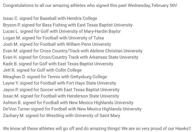 Rockwall-Heath HS tweet media