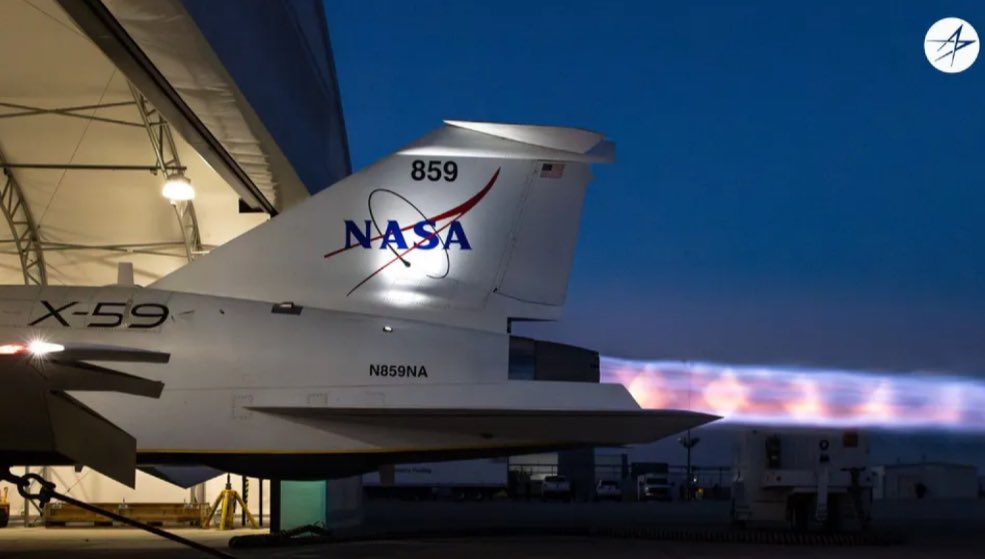 George Whitesides (@gtwhitesides) on Twitter photo Supersonic flight was born in the Antelope Valley, and it's so exciting to see new local progress in this field.
First, from Boom Aerospace (<a href="/boomaero/">Boom Supersonic</a>), which achieved supersonic flight last week in Mojave with their demonstrator vehicle.
Then, NASA's X-59 low-boom program, Supersonic flight was born in the Antelope Valley, and it's so exciting to see new local progress in this field.
First, from Boom Aerospace (<a href="/boomaero/">Boom Supersonic</a>), which achieved supersonic flight last week in Mojave with their demonstrator vehicle.
Then, NASA's X-59 low-boom program,