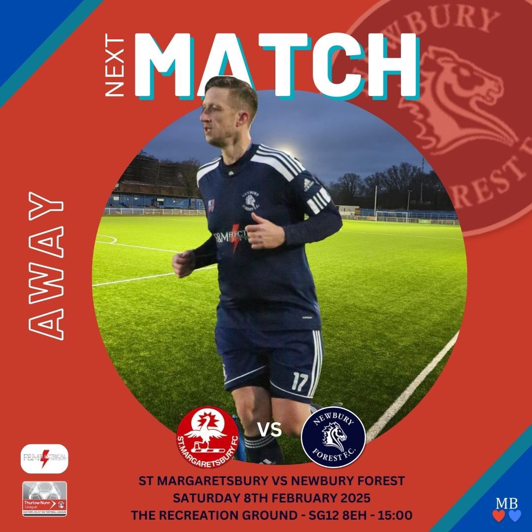 This Saturday vs <a href="/StMargaretsbury/">St Margaretsbury FC</a>