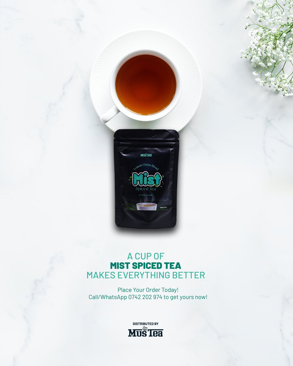TheMistKitchen's tweet photo. Warm up your day with a cup of Mist Spiced Tea, because every sip makes everything better!  #TasteOfHome https://t.co/Skaj7IAcav