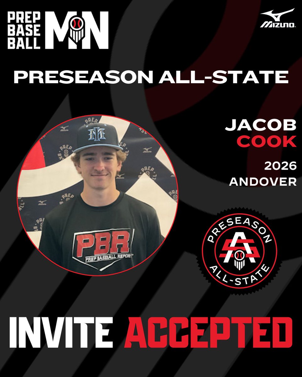 Prep Baseball Minnesota (@prepbaseballmn) on Twitter photo ๐๐๐๐ ๐๐๐๐๐๐๐๐๐ ๐๐๐-๐๐๐๐๐
๐๐ฏ๐ท๐ช๐ต๐ฆ๐ฅ ๐๐ค๐ค๐ฆ๐ฑ๐ต๐ฆ๐ฅ โ
Jacob Cook | <a href="/_Jacob_Cook/">Jacob Cook</a>
โพ RHP/3B
๐ 2026
๐ <a href="/Andbaseballteam/">Roll โSkies</a>
#MNPAS2025
๐ค loom.ly/niN6FlE ๐๐๐๐ ๐๐๐๐๐๐๐๐๐ ๐๐๐-๐๐๐๐๐
๐๐ฏ๐ท๐ช๐ต๐ฆ๐ฅ ๐๐ค๐ค๐ฆ๐ฑ๐ต๐ฆ๐ฅ โ
Jacob Cook | <a href="/_Jacob_Cook/">Jacob Cook</a>
โพ RHP/3B
๐ 2026
๐ <a href="/Andbaseballteam/">Roll โSkies</a>
#MNPAS2025
๐ค loom.ly/niN6FlE