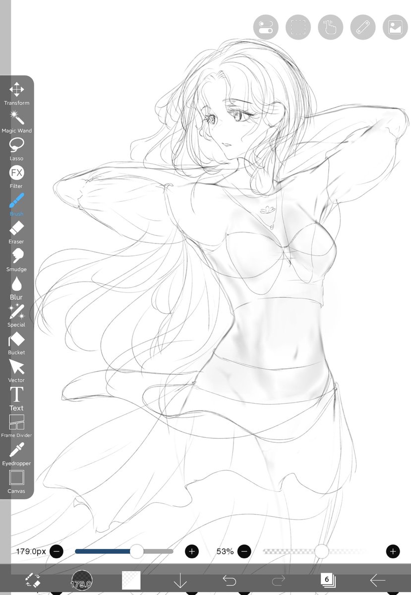 youresbee's tweet photo. Art block has me in a chock hold I forgot how to finish an illustration 💔 #OC https://t.co/ka5CU3lVIa