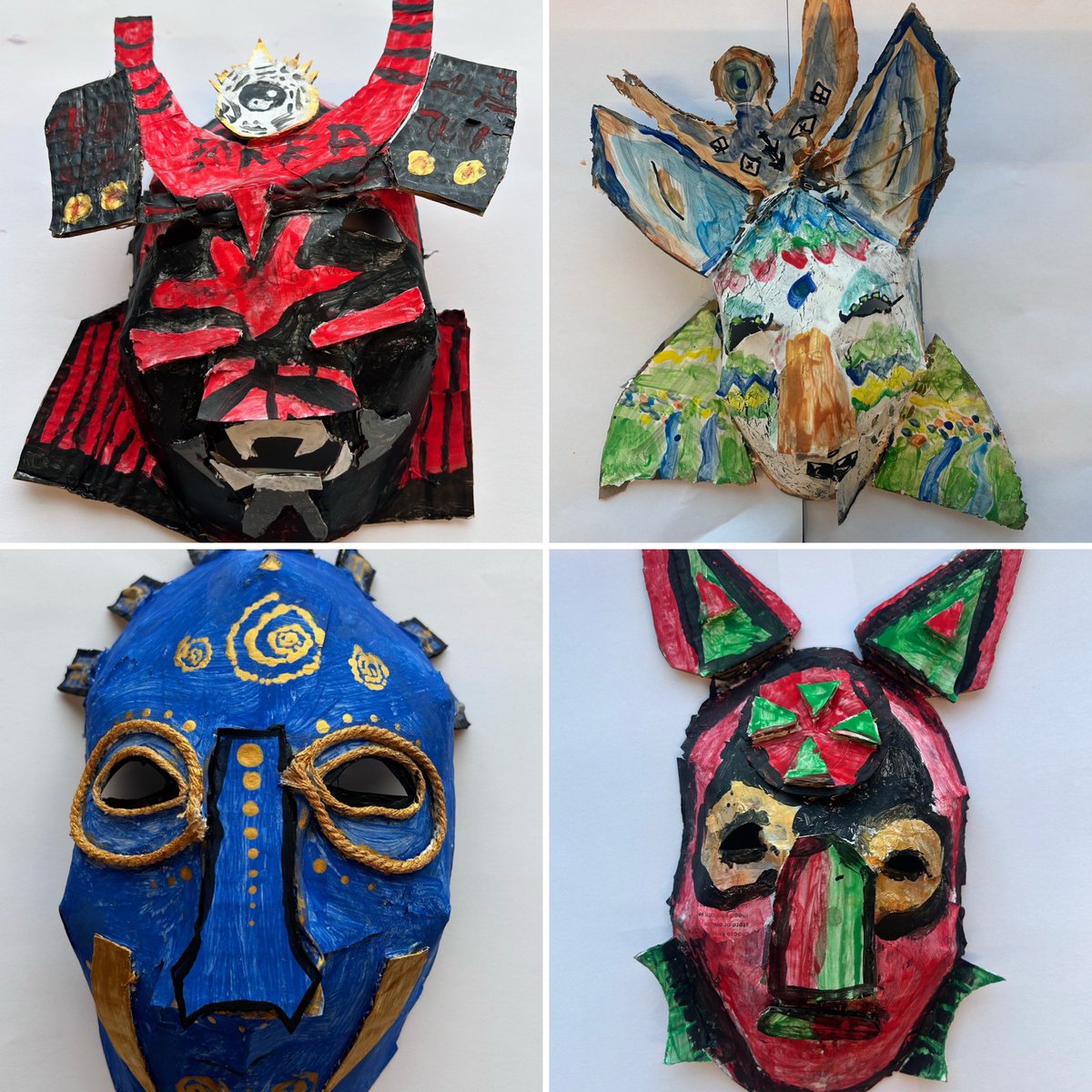 S2s have been busy.. finished entries for the Anti-Racism Creative Competition, and finished masks for our Cultures and Customs unit ! Well done everyone for your hard work 🙌🏽 <a href="/RosehillHS/">Rosehill: a place to learn, grow, and thrive</a>