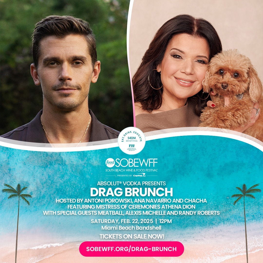 🌴🌴 GIVEAWAY ALERT 🌴🌴

ABSOLUT® Vodka presents Drag Brunch at SOBEWFF® on Saturday, February 22, 2025! TWO lucky winners and their plus-ones will score seats at the #VisitMiamiLGBTQ table for this must-see event.

Learn more: bit.ly/4hJmEI5