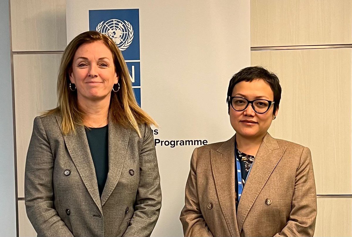 Had a productive meeting with <a href="/Ivana_Zivkovic_/">Ivana Zivkovic</a>, ASG and Director of RBEC at #UNDP, to discuss strengthening our bilateral cooperation on climate action, the mountain agenda, and future collaborations. Looking forward to advancing our shared goals!