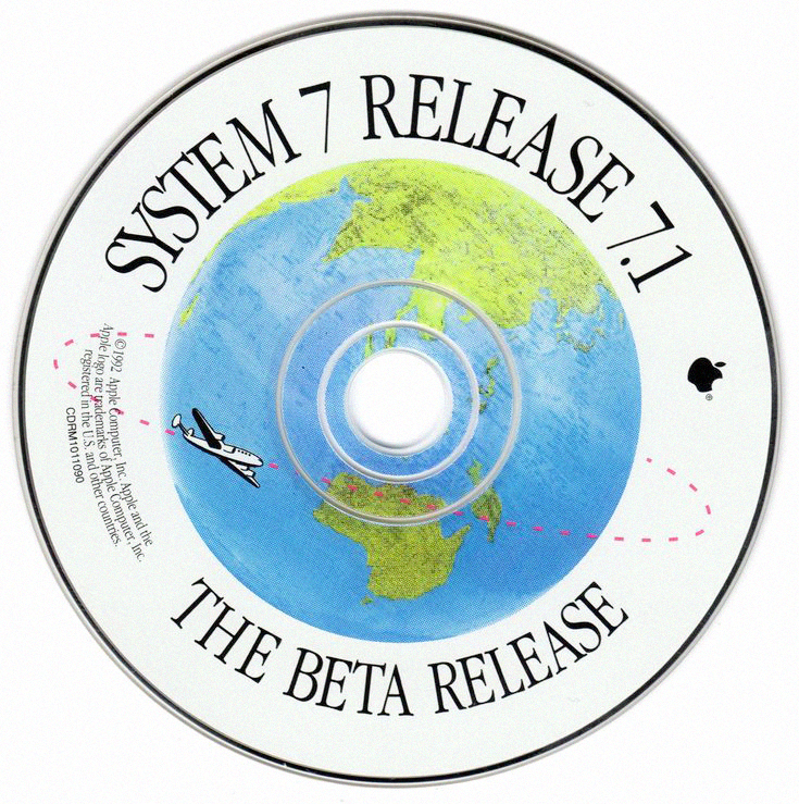 Apple System 7.1 Beta CD (1992)
