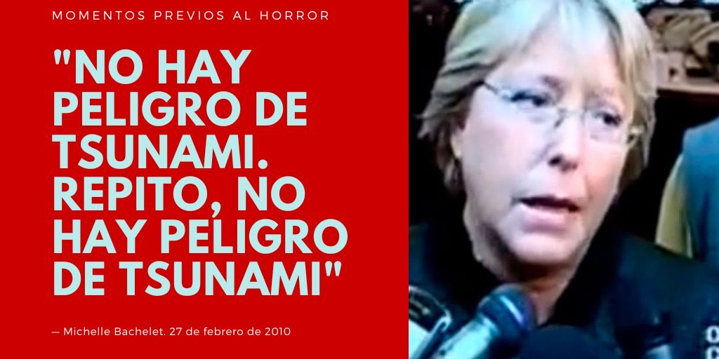 Si votan de nuevo por Bachelet al menos podemos estar tranquilos en caso de tragedias naturales.

Ella demostró ser la GOAT en manejo de emergencias…

🤣🤣🤣🤣