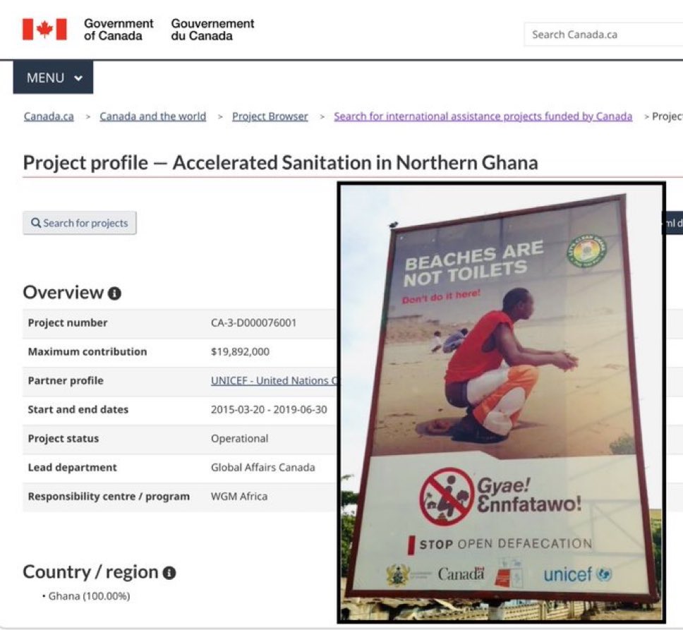 truckdriverpleb's tweet image. The Canadian Government sent $19,900,000 to Africa to teach people not to shit on the beach 

We need a DOGE right now
