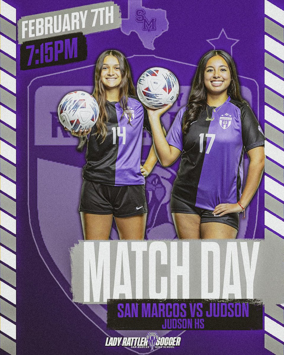 Game day tomorrow! ⚡️ Ready to face Judson at 7:00 PM – away game. Let’s go Lady Rattler FC! 🔥 #AllIn #GameDayVibes #LadyRattlers