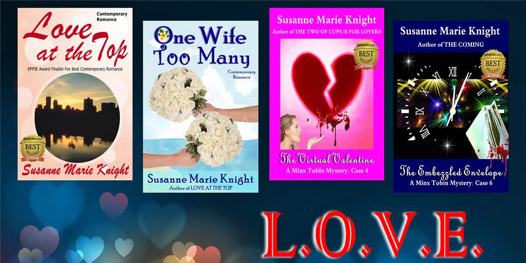SusanneKnight's tweet photo. #ValentinesDay: A special day to pamper your #LOVE! Try these Romance Writing with a Twist reads!
#romance #ContemporaryRomance #Readers #writingcommunity #kindle #smashwords #SecondChanceRomance #SecondChances #RomanceNovels #BooksToRead #booklover
#mustread #FebruaryReads https://t.co/663BbL1kdW