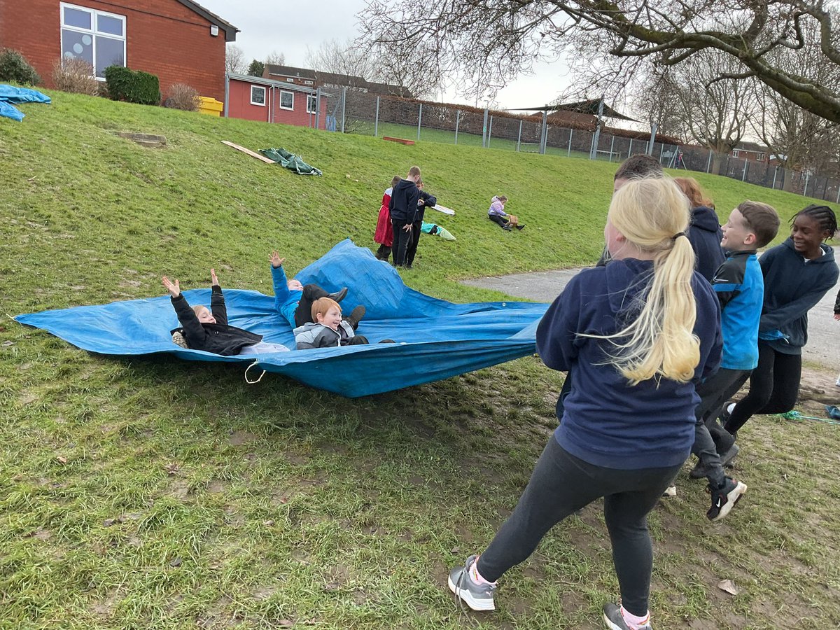 Stoneydelph Primary School (@stoneydelphps) on Twitter photo Another fabulous week of <a href="/OPAL_CIC/">Outdoor Play and Learning (OPAL) CIC</a> at lunchtimes. We introduced outdoor arts and crafts and tarpaulins to our play this week. Look at how the children made slides and sledges with tarps! Big smiles all round. <a href="/SchoolsCat/">TheCATSchools</a> Another fabulous week of <a href="/OPAL_CIC/">Outdoor Play and Learning (OPAL) CIC</a> at lunchtimes. We introduced outdoor arts and crafts and tarpaulins to our play this week. Look at how the children made slides and sledges with tarps! Big smiles all round. <a href="/SchoolsCat/">TheCATSchools</a>