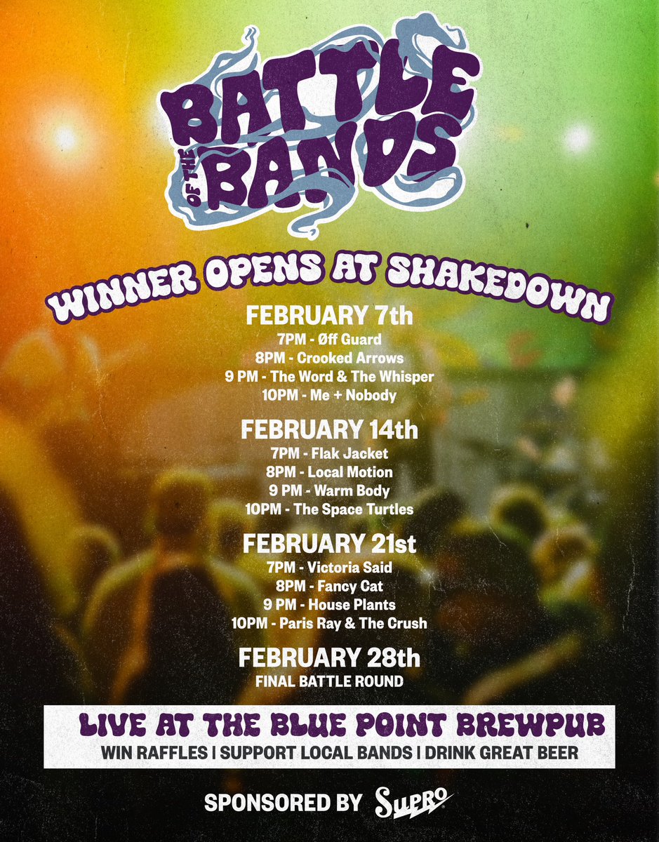 Long Island, we’ll be playing in Patchogue tomorrow night! Our set starts at 7, see you there 💚