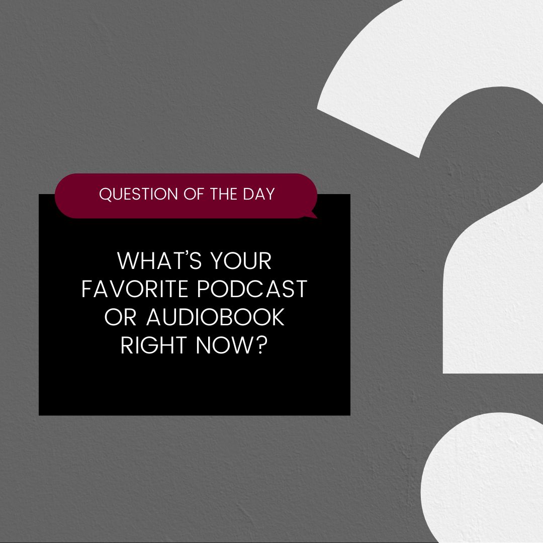 What’s your favorite podcast or audiobook right now? We’d love to hear your recommendations! 🎧