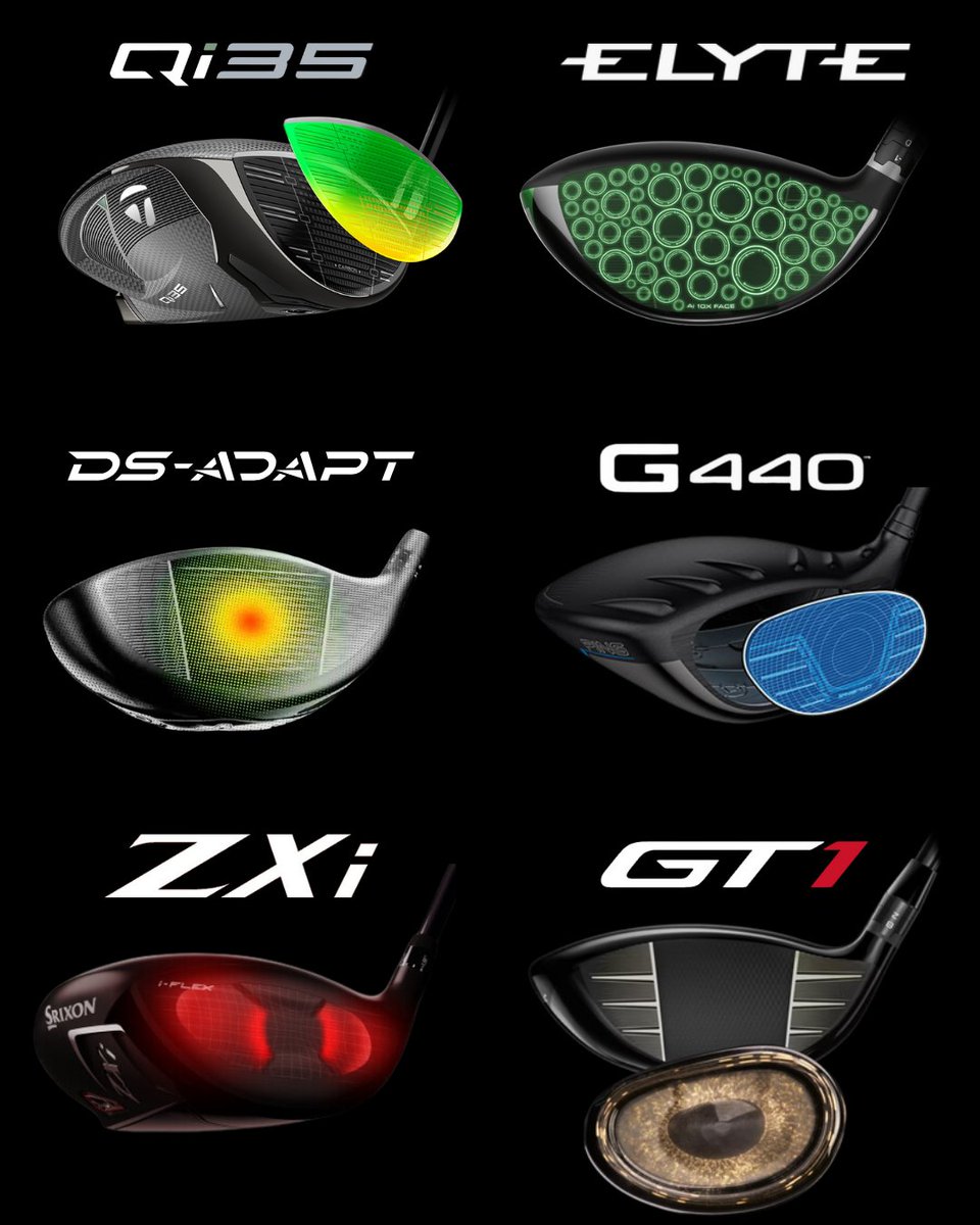 clubchampmedia's tweet photo. (Post 2/2) Take a look at the new drivers released this year! If the Driver Bracket began today, which of these clubs are you picking to win?
#ClubChampion #BetterFitLowerScores #ClubFitting #ClubFitters #NewDrivers #2025DriversGrid https://t.co/S30PgibYov