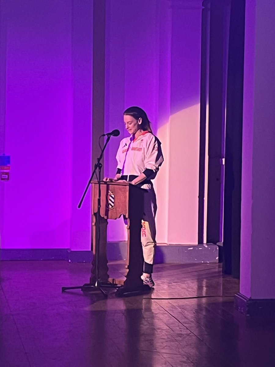 9 years and 3 medals apart - what an amazing journey! Massive thanks to <a href="/BryonyPage1/">Bryony Page</a> for coming back and sharing her journey from Malbank Sixth Form to Olympic gold 🥇 at our year 11 certificates evening.