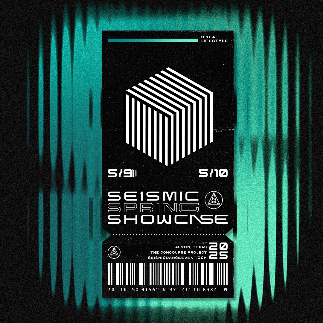 Seismic Dance Event (@seismictx) on Twitter photo Seismic Spring is so back 🌱
Looking forward to a special and intimate showcase of Seismic this coming May 9th and 10th at <a href="/concourseproj/">The Concourse Project</a> ’s main room + patio.
Tickets are on sale now for as low as $59 down at seismicdanceevent.com 🏴 Seismic Spring is so back 🌱
Looking forward to a special and intimate showcase of Seismic this coming May 9th and 10th at <a href="/concourseproj/">The Concourse Project</a> ’s main room + patio.
Tickets are on sale now for as low as $59 down at seismicdanceevent.com 🏴
